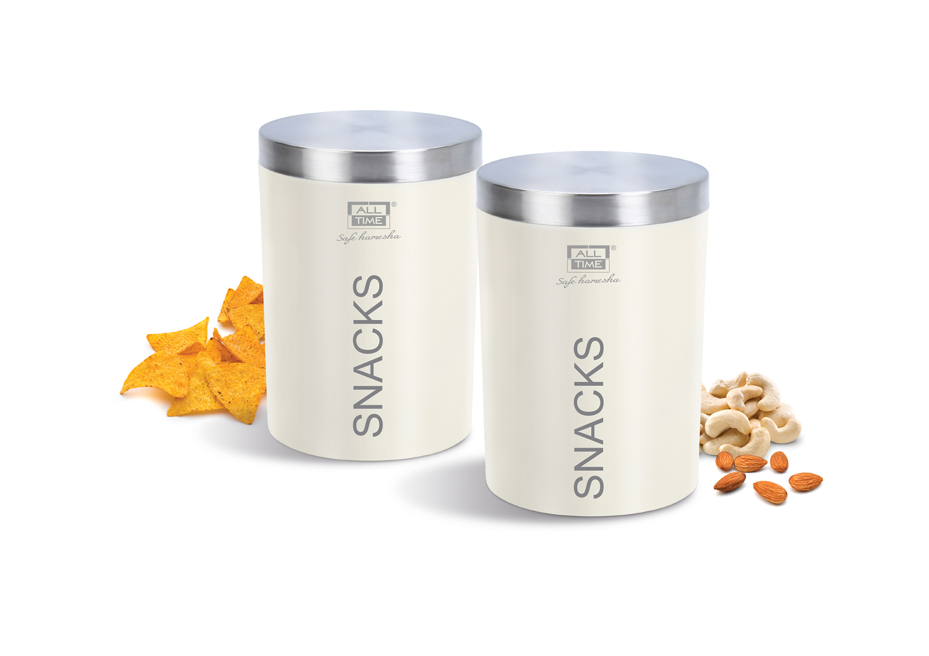 Canister Ca 001 1350 ml Assorted Colours (2 Pcs Set)(12 Set Pk)